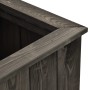 Arriate de madera maciza de pino gris oscuro 74x77x30 cm de , Maceteros y jardineras - Ref: Foro24-315415, Precio: 92,25 €, D...