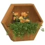 Jardineras de pared 2 uds acero corten oxidado 46x10x40 cm de , Maceteros y jardineras - Ref: Foro24-823685, Precio: 48,16 €,...