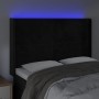 Cabecero con LED de terciopelo negro 147x16x118/128 cm de vidaXL, Cabeceros y pies de cama - Ref: Foro24-3124238, Precio: 100...