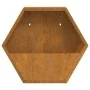 Jardineras de pared 2 uds acero corten oxidado 46x10x40 cm de , Maceteros y jardineras - Ref: Foro24-823685, Precio: 48,16 €,...