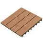Baldosas de WPC 30x30 cm 11 unidades 1 m² marrón de , Suelos y moquetas - Ref: Foro24-40825, Precio: 60,22 €, Descuento: %