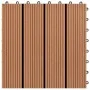 Baldosas de WPC 30x30 cm 11 unidades 1 m² marrón de , Suelos y moquetas - Ref: Foro24-40825, Precio: 60,22 €, Descuento: %
