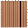 Baldosas de WPC 30x30 cm 11 unidades 1 m² marrón de , Suelos y moquetas - Ref: Foro24-40825, Precio: 69,38 €, Descuento: %