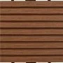 Baldosas de WPC 30x30 cm 11 unidades 1 m² marrón de , Suelos y moquetas - Ref: Foro24-40825, Precio: 60,22 €, Descuento: %