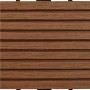 Baldosas de WPC 30x30 cm 11 unidades 1 m² marrón de , Suelos y moquetas - Ref: Foro24-40825, Precio: 69,38 €, Descuento: %