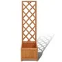 Jardinera de madera enrejada, 40 x 30 x 135 cm de , Maceteros y jardineras - Ref: Foro24-41297, Precio: 55,50 €, Descuento: %