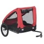 Remolque de bicicleta para mascotas rojo y negro de , Cochecitos para mascotas - Ref: Foro24-92594, Precio: 136,28 €, Descuen...