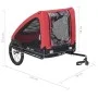 Remolque de bicicleta para mascotas rojo y negro de , Cochecitos para mascotas - Ref: Foro24-92594, Precio: 136,28 €, Descuen...