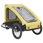 Remolque de bicicleta para mascotas amarillo y negro de , Cochecitos para mascotas - Ref: Foro24-92596, Precio: 128,65 €, Des...
