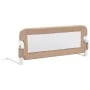 Barandilla de seguridad cama de niño poliéster taupe 102x42 cm de vidaXL, Barandillas de seguridad - Ref: Foro24-10164, Preci...