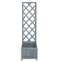Jardinera enrejada madera maciza de abeto 40x30x135 cm de , Maceteros y jardineras - Ref: Foro24-310037, Precio: 55,53 €, Des...