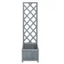 Jardinera enrejada madera maciza de abeto 40x30x135 cm de , Maceteros y jardineras - Ref: Foro24-310037, Precio: 54,63 €, Des...