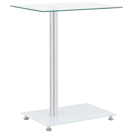 Mesa auxiliar en U vidrio templado transparente 45x30x58 cm de vidaXL, Mesas auxiliares - Ref: Foro24-249535, Precio: 33,11 €...