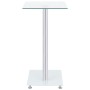 Mesa auxiliar en U vidrio templado transparente 45x30x58 cm de vidaXL, Mesas auxiliares - Ref: Foro24-249535, Precio: 33,11 €...