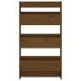 Jardinera pared 3 niveles madera pino marrón miel 60x18,5x110cm de , Maceteros y jardineras - Ref: Foro24-825117, Precio: 92,...