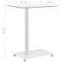 Mesa auxiliar en U vidrio templado transparente 45x30x58 cm de vidaXL, Mesas auxiliares - Ref: Foro24-249535, Precio: 33,11 €...