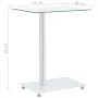 Mesa auxiliar en U vidrio templado transparente 45x30x58 cm de vidaXL, Mesas auxiliares - Ref: Foro24-249535, Precio: 32,74 €...