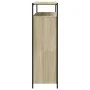 Mueble zapatero 4 cajones abatibles roble Sonoma 100x34x112 cm de , Zapateros y organizadores de calzado - Ref: Foro24-321441...