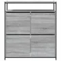 Mueble zapatero 4 cajones abatibles gris Sonoma 100x34x112 cm de , Zapateros y organizadores de calzado - Ref: Foro24-3214416...