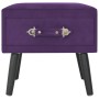 Mesita de noche morado oscuro 40x35x40 cm terciopelo de vidaXL, Mesitas de noche - Ref: Foro24-247541, Precio: 66,48 €, Descu...