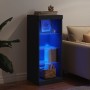 Aparador con luces LED negro 41x37x100 cm de , Aparadores - Ref: Foro24-836729, Precio: 71,97 €, Descuento: %