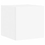 Muebles de TV de pared con LED 4 pzas madera ingeniería blanco de , Muebles TV - Ref: Foro24-3216818, Precio: 183,29 €, Descu...