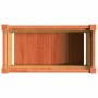 Jardinera exterior madera maciza pino marrón cera 60x31x31 cm de , Maceteros y jardineras - Ref: Foro24-837443, Precio: 40,91...