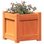 Jardinera exterior madera maciza pino marrón cera 31x31x31 cm de , Maceteros y jardineras - Ref: Foro24-837398, Precio: 28,12...