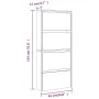 Mueble zapatero con espejo 4 niveles negro 63x17x134 cm de , Zapateros y organizadores de calzado - Ref: Foro24-3228274, Prec...
