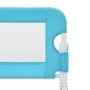 Blue polyester child bed safety rail 180x42 cm by vidaXL, Safety railings - Ref: Foro24-10173, Price: 30,42 €, Discount: %