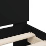Estructura de cama con cabecero y luces LED negro 90x190 cm de , Camas y somieres - Ref: Foro24-838744, Precio: 106,69 €, Des...