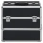 Maletín de maquillaje 37x24x35 cm aluminio negro de vidaXL, Neceseres - Ref: Foro24-91837, Precio: 52,24 €, Descuento: %