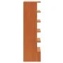 Mueble zapatero madera maciza de pino marrón cera 52x30x104 cm de , Zapateros y organizadores de calzado - Ref: Foro24-837393...