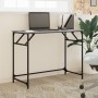 Escritorio madera ingeniería y acero Sonoma gris 100x45x76 cm de , Escritorios - Ref: Foro24-842269, Precio: 49,88 €, Descuen...