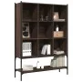 Estantería madera de ingeniería marrón roble 102x30x141,5 cm de , Librerías y estanterías - Ref: Foro24-3214333, Precio: 109,...