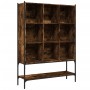 Estantería madera de ingeniería roble ahumado 102x30x141,5 cm de , Librerías y estanterías - Ref: Foro24-3214331, Precio: 107...