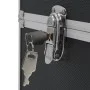 Maletín de maquillaje 37x24x35 cm aluminio negro de vidaXL, Neceseres - Ref: Foro24-91837, Precio: 52,24 €, Descuento: %