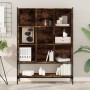 Estantería madera de ingeniería roble ahumado 102x30x141,5 cm de , Librerías y estanterías - Ref: Foro24-3214331, Precio: 107...