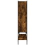 Estantería madera de ingeniería roble ahumado 102x30x141,5 cm de , Librerías y estanterías - Ref: Foro24-3214331, Precio: 107...