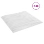 Paneles de pared 48 uds XPS piedra blanco 50x50 cm 12 m² de , Recubrimiento de paredes - Ref: Foro24-356939, Precio: 121,24 €...