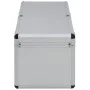 Cajas de almacenamiento 2 unidades aluminio plateado de vidaXL, Cajas de herramientas - Ref: Foro24-91850, Precio: 98,39 €, D...