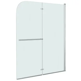 Faltduschwand 2 Paneele ESG 120x140 cm von vidaXL, Duschtüren - Ref: Foro24-144677, Preis: 191,01 €, Rabatt: %
