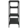 Mesa consola madera de ingeniería negra 100x30x75 cm de , Mesas auxiliares - Ref: Foro24-838913, Precio: 69,30 €, Descuento: %