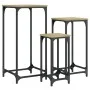 Mesas auxiliares apilables 3 uds madera ingeniería roble Sonoma by , Side tables - Ref: Foro24-838939, Price: 47,71 €, Discou...