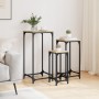 Mesas auxiliares apilables 3 uds madera ingeniería roble Sonoma de , Mesas auxiliares - Ref: Foro24-838939, Precio: 48,41 €, ...