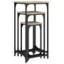 Mesas auxiliares apilables 3 uds madera ingeniería roble Sonoma de , Mesas auxiliares - Ref: Foro24-838939, Precio: 48,41 €, ...
