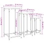 Mesas auxiliares apilables 3 uds madera ingeniería roble Sonoma de , Mesas auxiliares - Ref: Foro24-838939, Precio: 48,41 €, ...