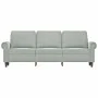 Sofá de 3 plazas terciopelo gris claro 180 cm de , Sofás - Ref: Foro24-359539, Precio: 295,52 €, Descuento: %
