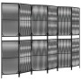 Biombo de 6 paneles ratán sintético negro de , Divisores de ambientes - Ref: Foro24-365400, Precio: 152,51 €, Descuento: %