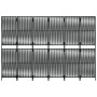 Biombo de 6 paneles ratán sintético negro de , Divisores de ambientes - Ref: Foro24-365400, Precio: 152,51 €, Descuento: %